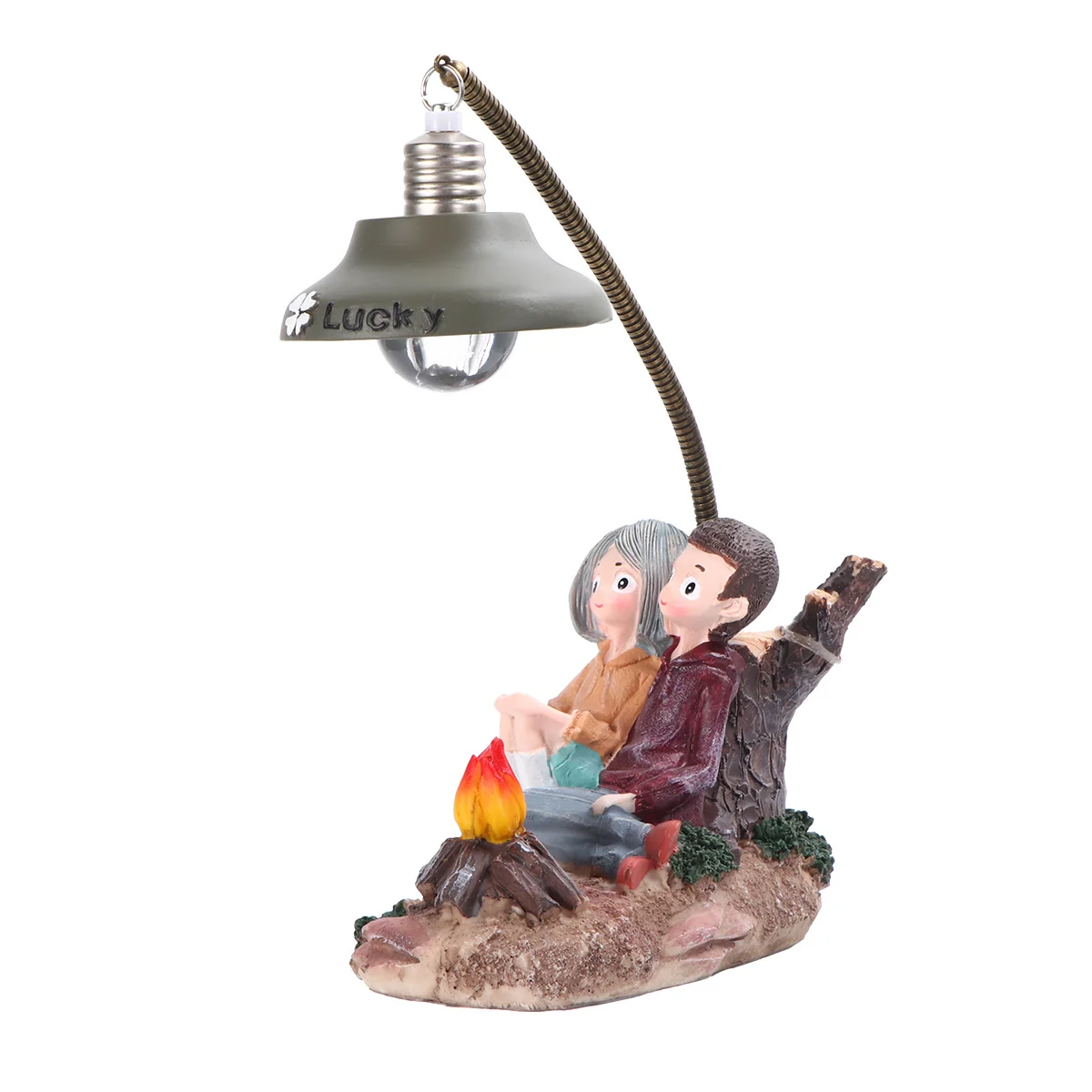 زوجين مصباح الحلي الراتنج ضوء الليل الصغير للمنزل ديكور غرفة المعيشة غرفة نوم الزواج هدية عيد الميلاد الديكور