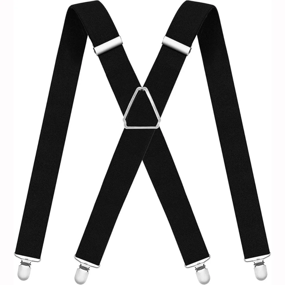 Men's Adjustable Elastic Clip-On Suspenders