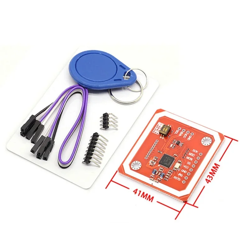 

PN532 NFC RFID Wireless Module V3 User Kits Reader Writer Mode IC S50 Card PCB Attenna I2C IIC SPI HSU