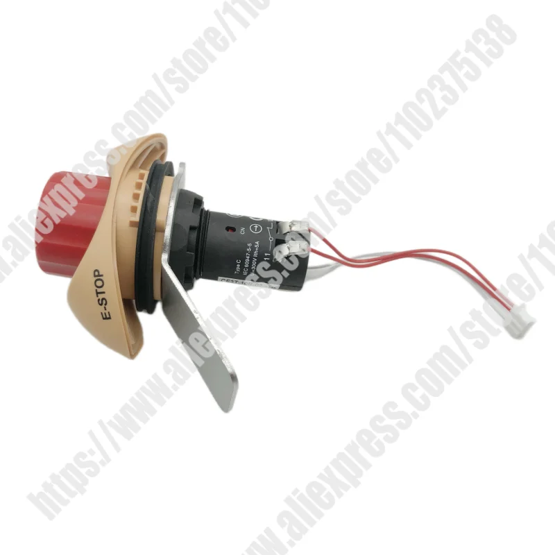 

New 3HAC028357-025 CE3T-10R-02 DSQC679 3HAC028357-001 E-stop Stop Switch Button