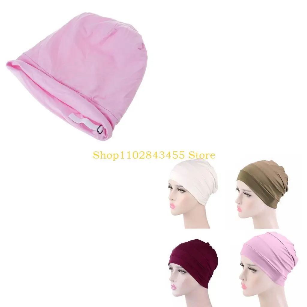 49MC Chemo Hats For Women Cancer Headwear Cap Under Hat Comfy Chemo Cap Casual Headwear for Head wrap Skullies Beanie