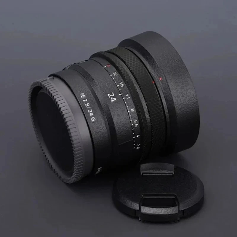 FE24mm F2.8 G Camera Lens Colored Pattern Protective Films / Body Skin Wrap - Anti-Scratch,Bubble-Free for Sony lens FE2.8\24G