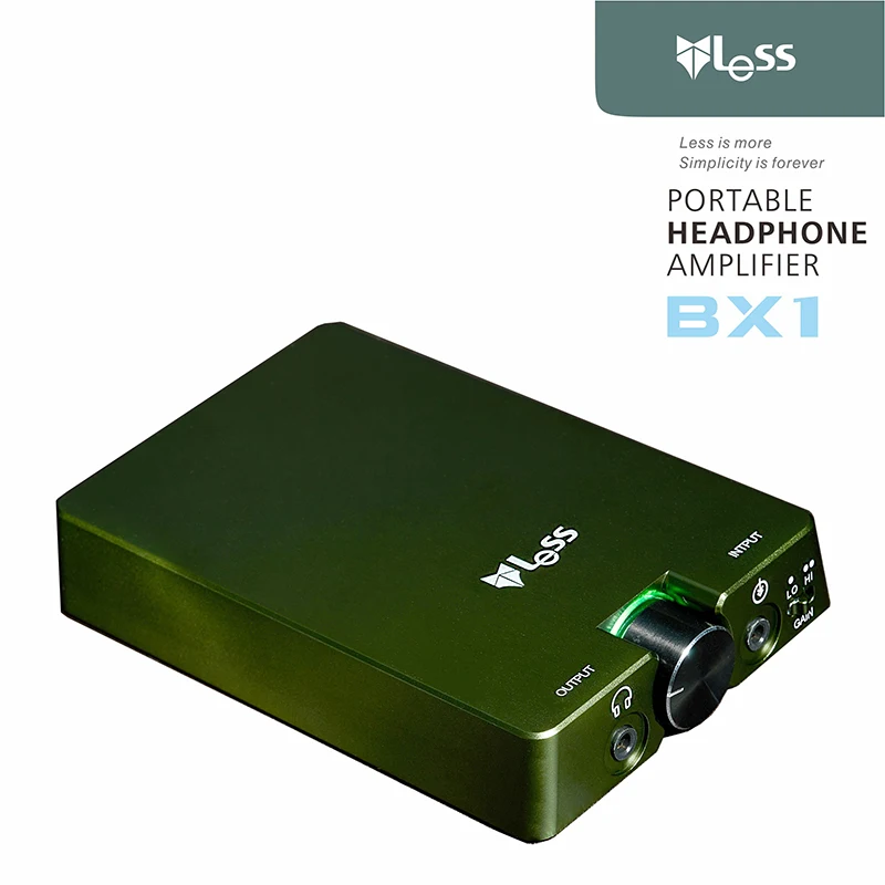 

LESS BX1 Heilishen portable fully discrete hifi lossless portable balanced amp headphone amplifier