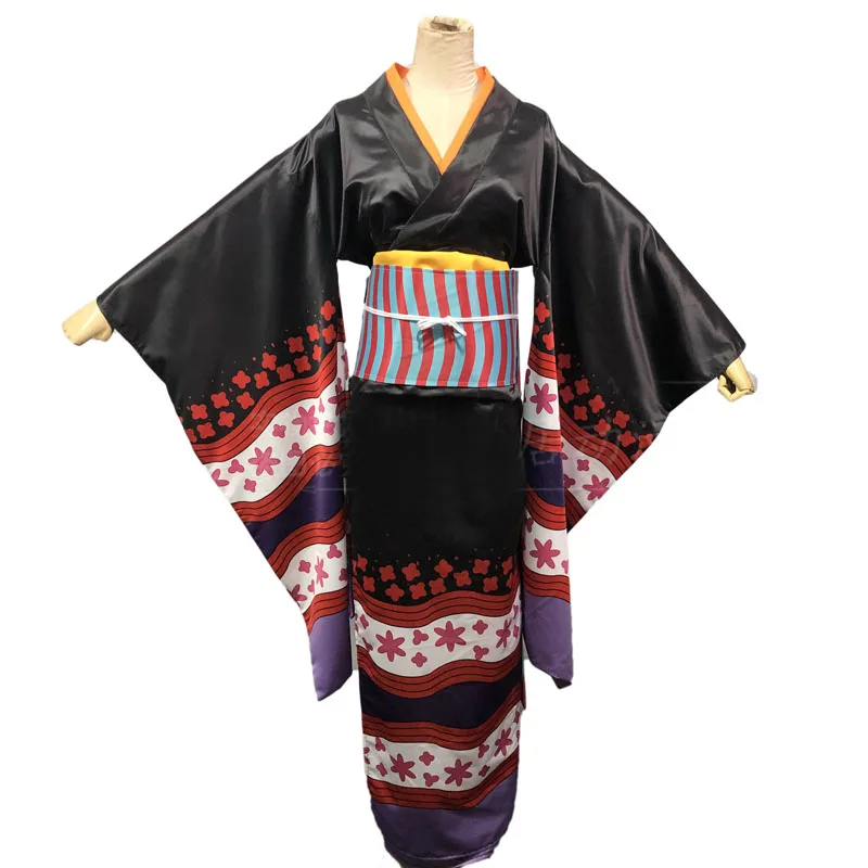 

Anime Wano Country Nico Robin Kimono Cosplay Costume komono