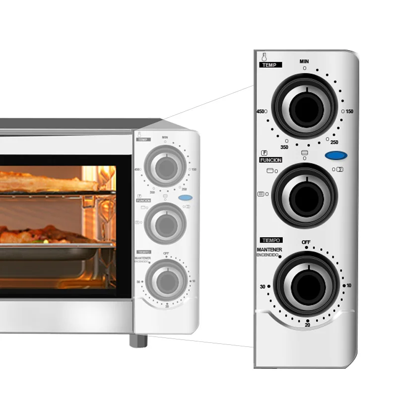 فرن كهربائي أوتوماتيكي متعدد الوظائف بطبقة مزدوجة 14 لتر فرن كهربائي بطبقة مزدوجة للتصدير البحري/التجارة الخارجية للتصدير المحلي