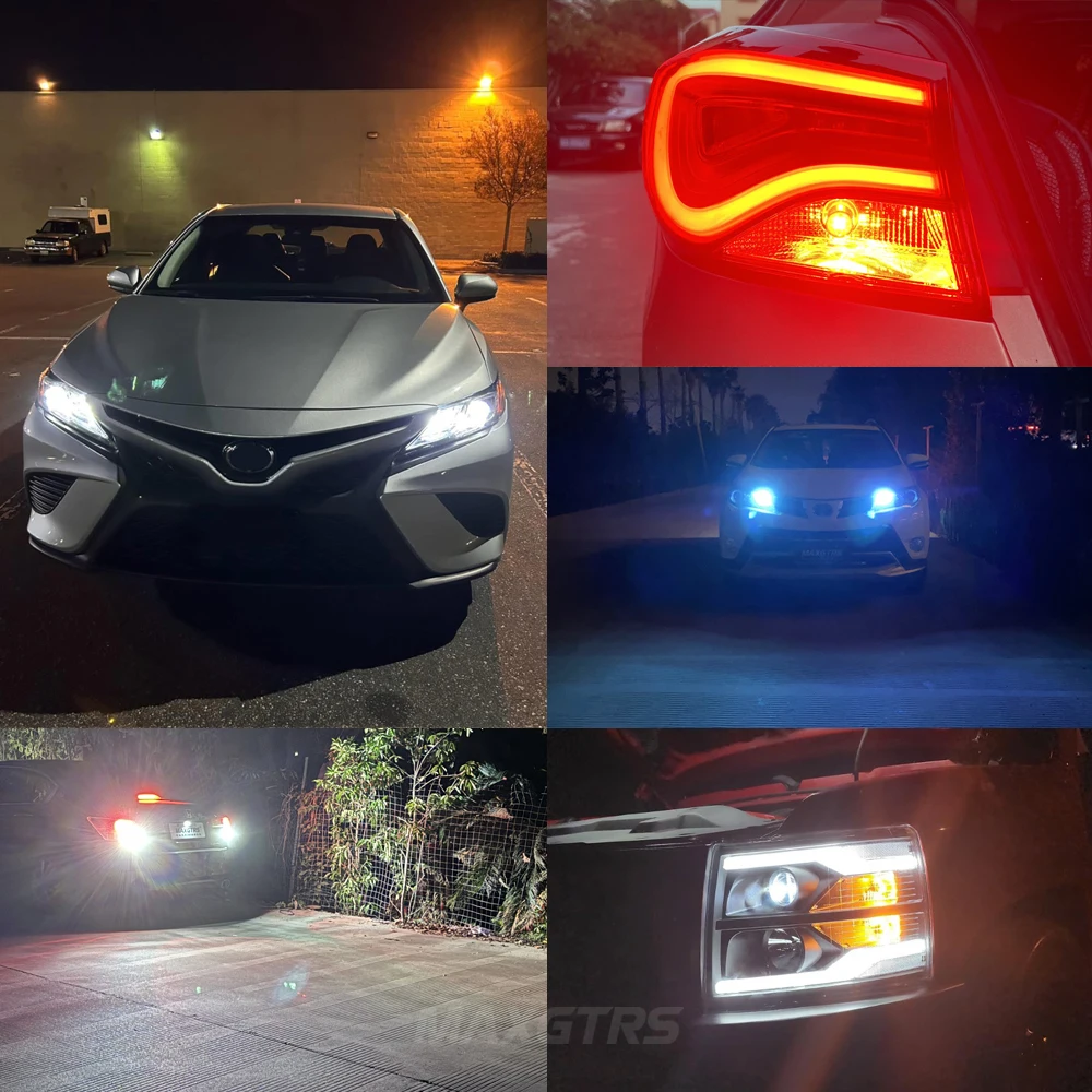 2Pcs W5W XBD 2 SMD Bohlam LED Mobil T10 194 168 Pengganti Lampu Panel Instrumen Mundur Warna Putih Untuk Lampu Sein
