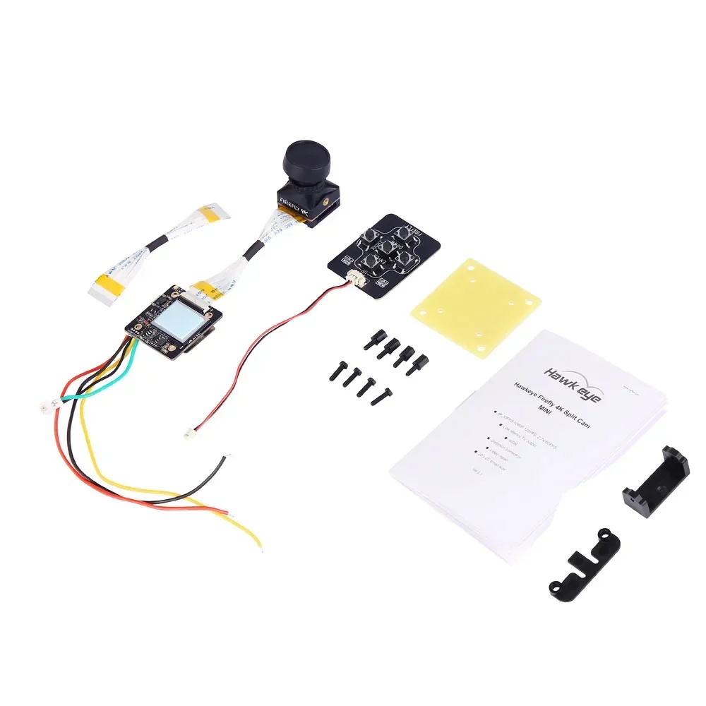Hawkeye Firefly 4K V4 4,0 Gyroflow 50FPS cámara dividida WDR baja latencia DVR para RunCam Split4 4k SONY 13MP Pixel FPV drones de carreras