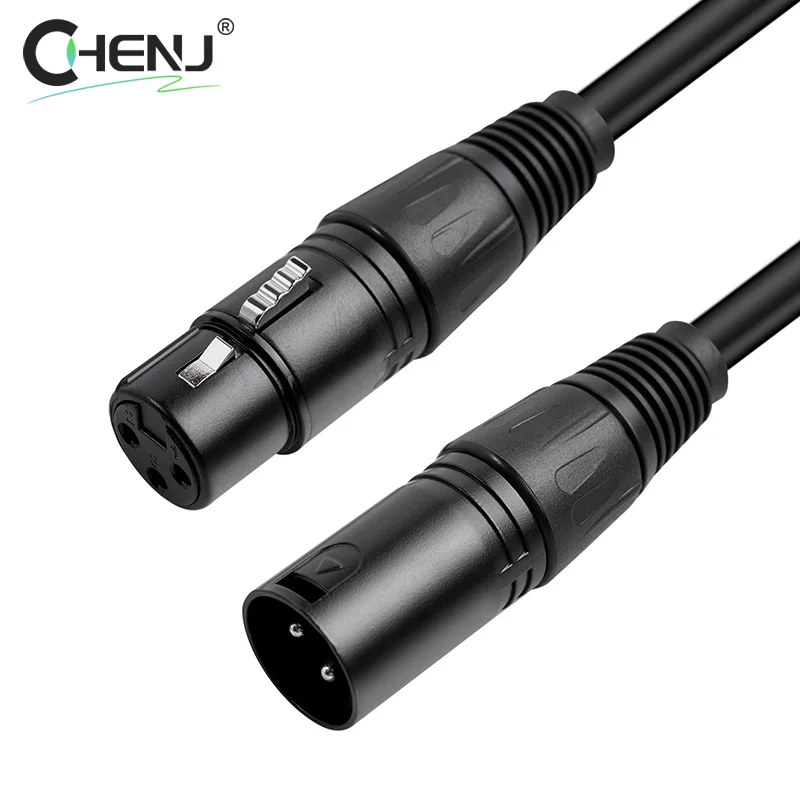 XLR Cable Male To Female XLR Microphone Cable Cannon Extension Cable For Audio Mixer Amplifiers Concerts Churches Station Cord