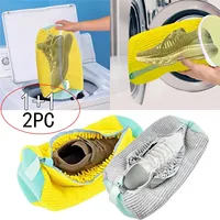 1/2/4PCS Washing Shoes Bag Protector Fluffy fibers Polyester Washing Shoes Machine Friendly Laundry Bag Drying Bags