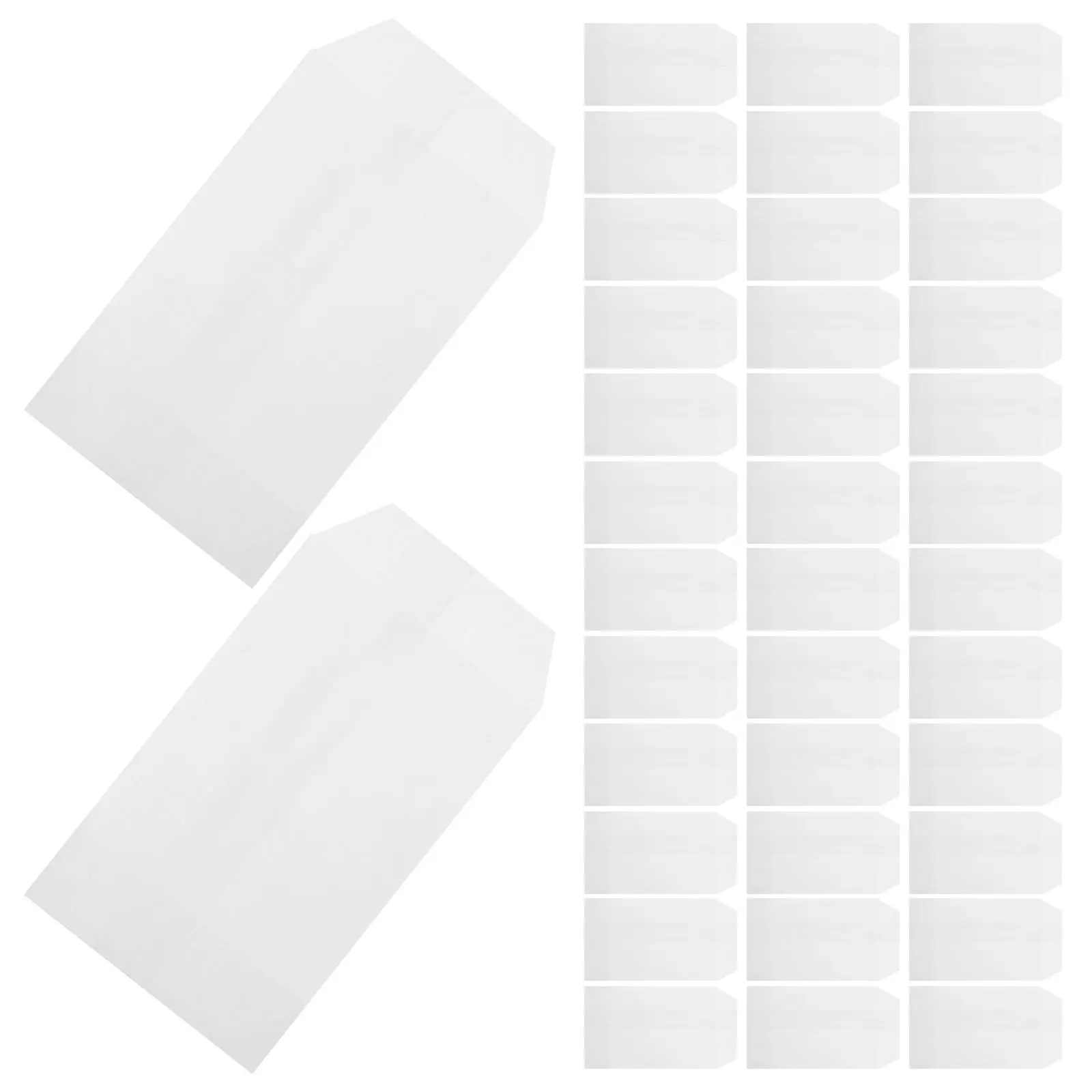 50Pcs Waxed Glassine Paper Bags Transparent Greaseproof Waterproof Snack Packaging Bags for Bakery Cookies Chocolate Desserts