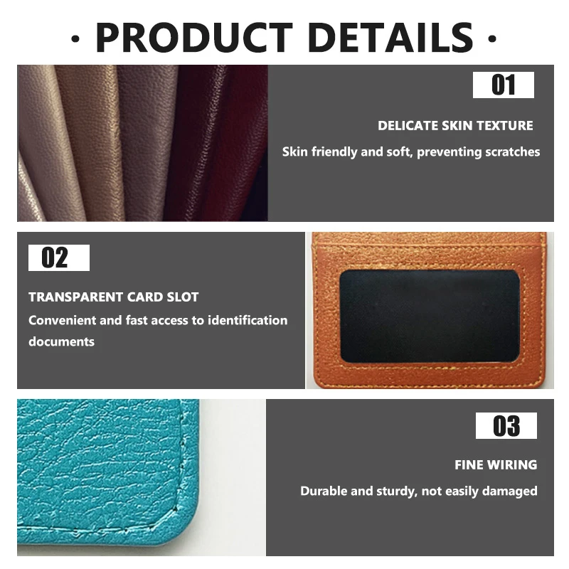 Mini Ultra-thin Wallet Bank Credit Card Holder Men's Business Small ID Case for Women Purse For Hyundai N Line Tuscon NX4 I20 view 4