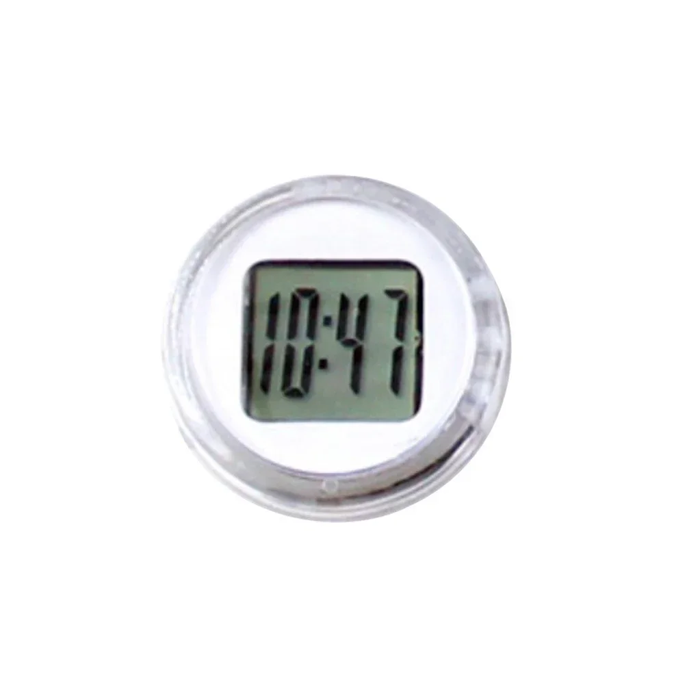 

1pc Electronic Clock Mini Electronic Clock Motorcycle Bike Sticky Digital Display Clock Watch Waterproof And Shockproof Diameter