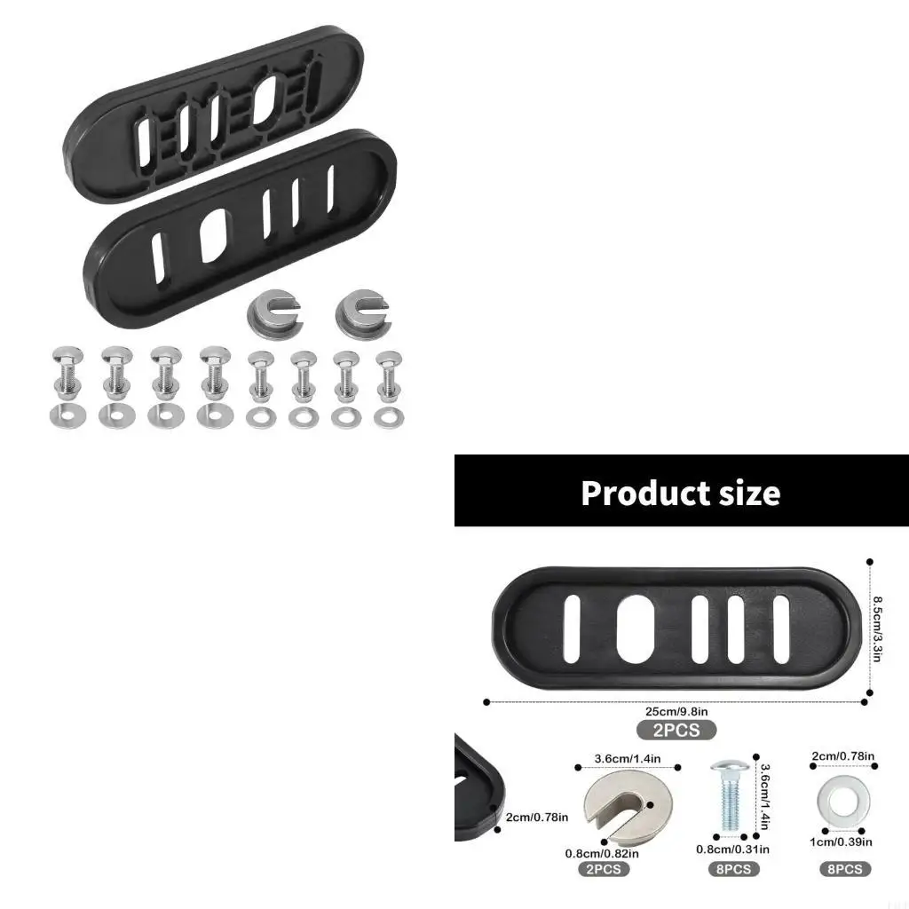 F1CF Replacement Accessories Snow Thrower Skid Shoe with Mount Hardware for 31BM63P3 31AH55Q5 31AH64Q4 31AM62N2 490-241-0010