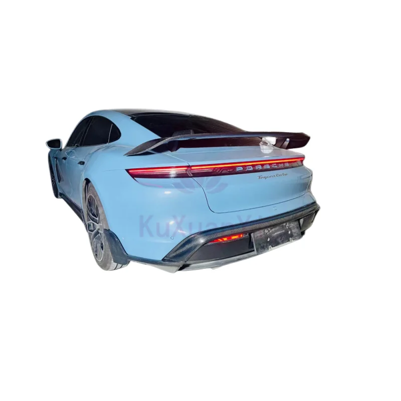 

Задний диффузор из углеродного волокна для Porsche Taycan, задний диффузор, бампер