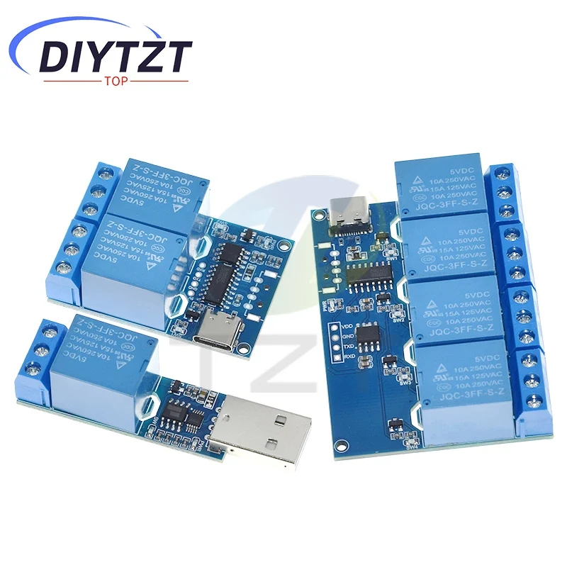 

1 шт. LCUS-1/2/4-позиционный USB-релейный модуль TZT электронный преобразователь USB интеллектуальный переключатель управления для arduino
