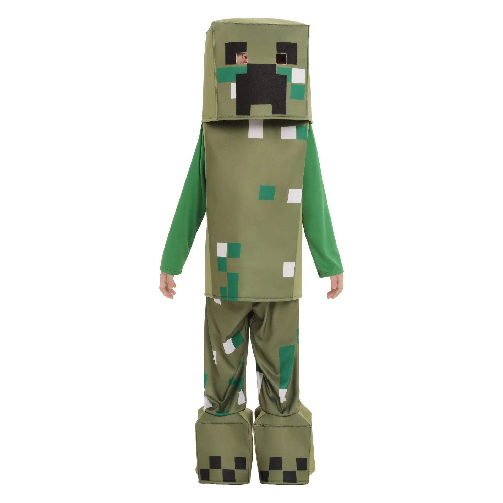 Halloween Cos Stage Performance Costumes Children\'s Costumes Masquerade Children\'s Costumes Minecraft Creepers