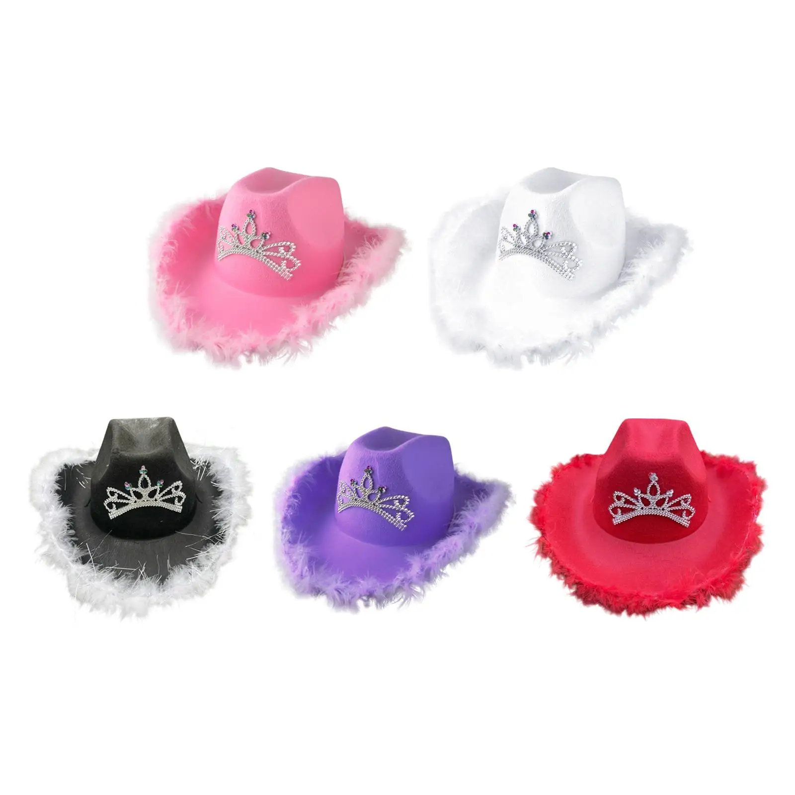 

Cowgirl Hat Adults Cowboy Hat for Costumes Stage Performance Party Favor Dancing