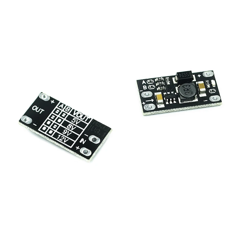 Mini DC-DC Boost Step Up Converter 3V 3.2V 3.3V 3.7V 5V 9V to 12V Voltage Regulator PCB Board Module Can Set 5V/ 8V/ 9V