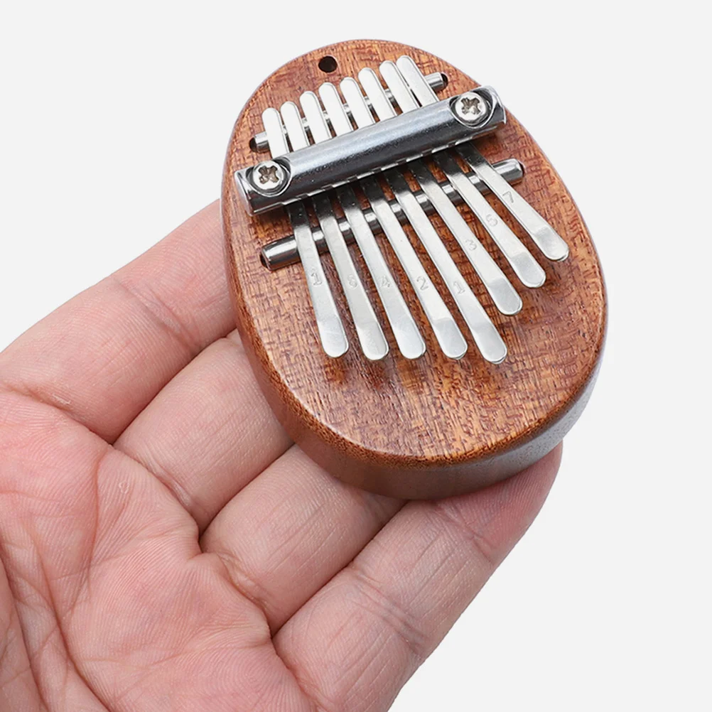 

2Pcs Solid Wood Thumb Piano Kalimba Portable 8 Keys Finger Piano Mini Musical Instrument Beginners Gift Mini Kalimba