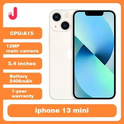 Apple iPhone 13 Mini Original unlock 5.4' Super Retina XDR Display 4GB RAM 128/256GB A15 Bionic Chip 5G Used Cellphone