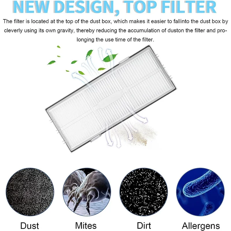 Accessori per aspirapolvere robot Dreame L10S Ultra, L10 Ultra con filtro HEPA per spazzola principale