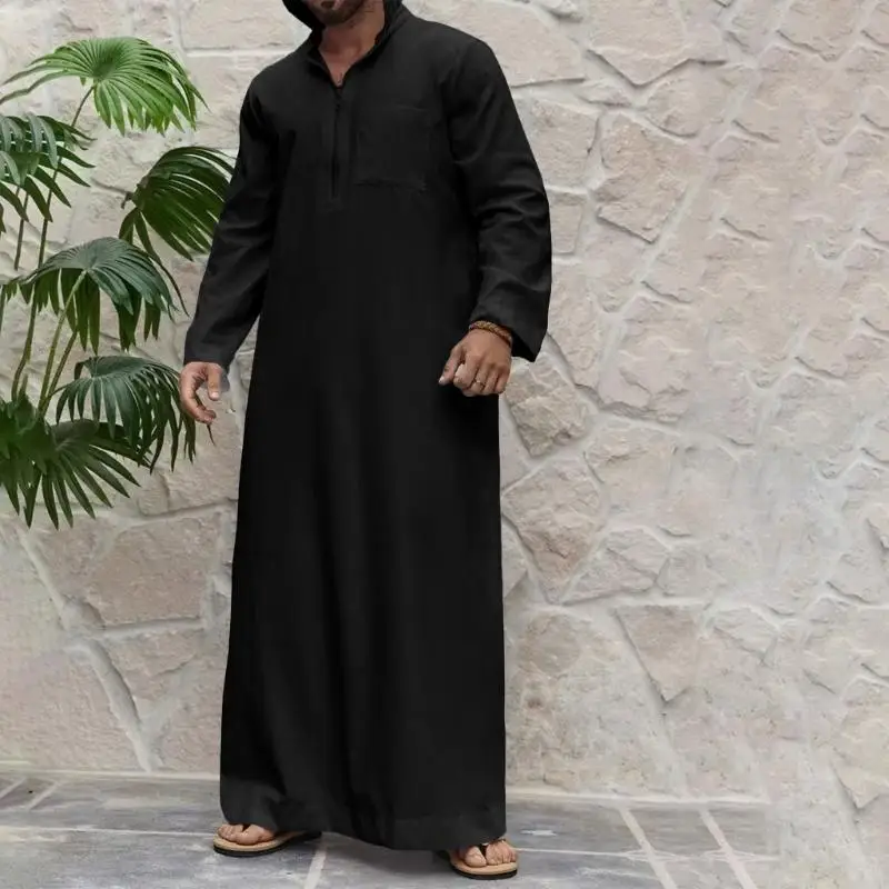 Y3NE – Robe longue à capuche pour hommes, en Polyester, confortable, utilisation en extérieur