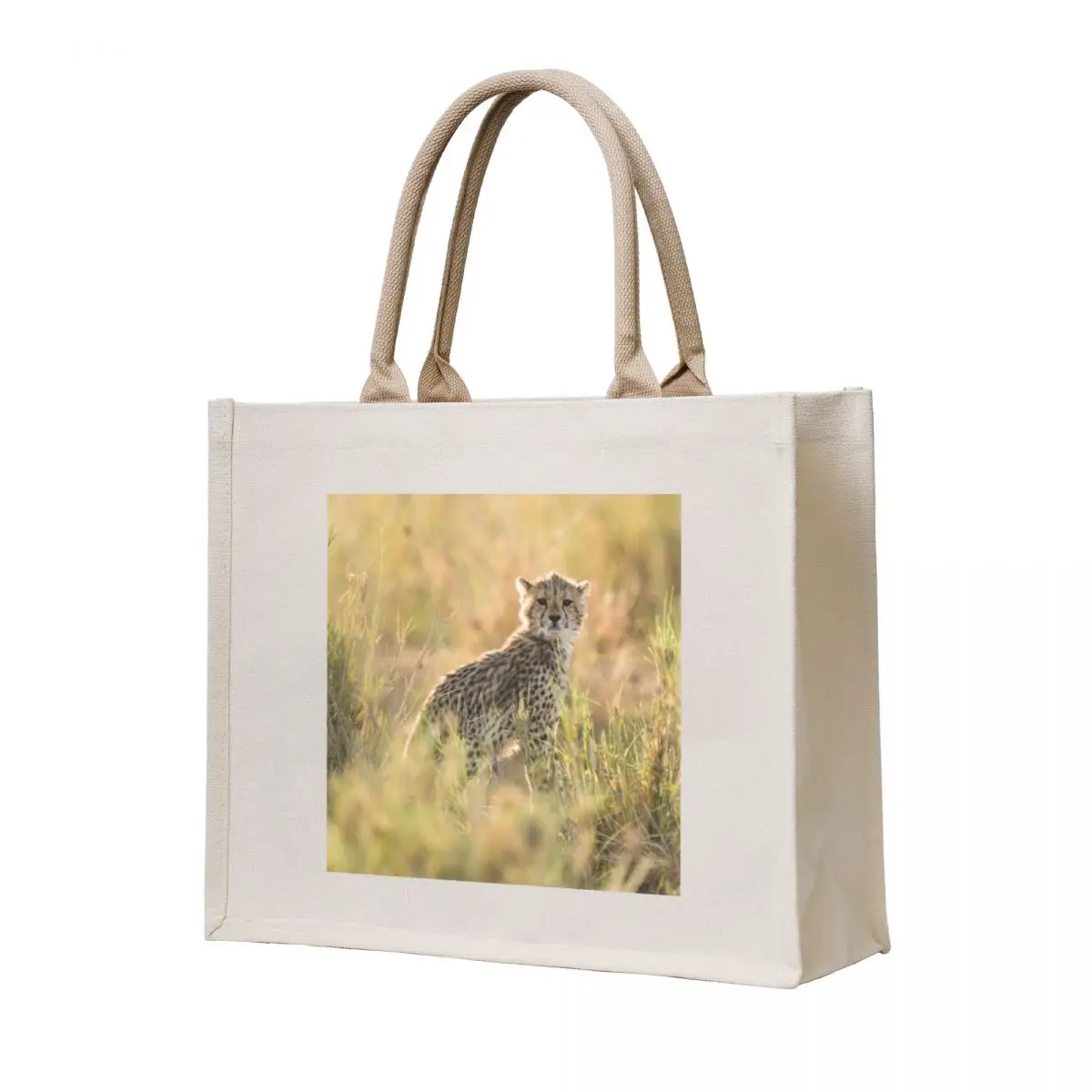 

Cheetah Cub Tote Bag custom fabric bag bags woman 2025 Candy bags Shopping bags