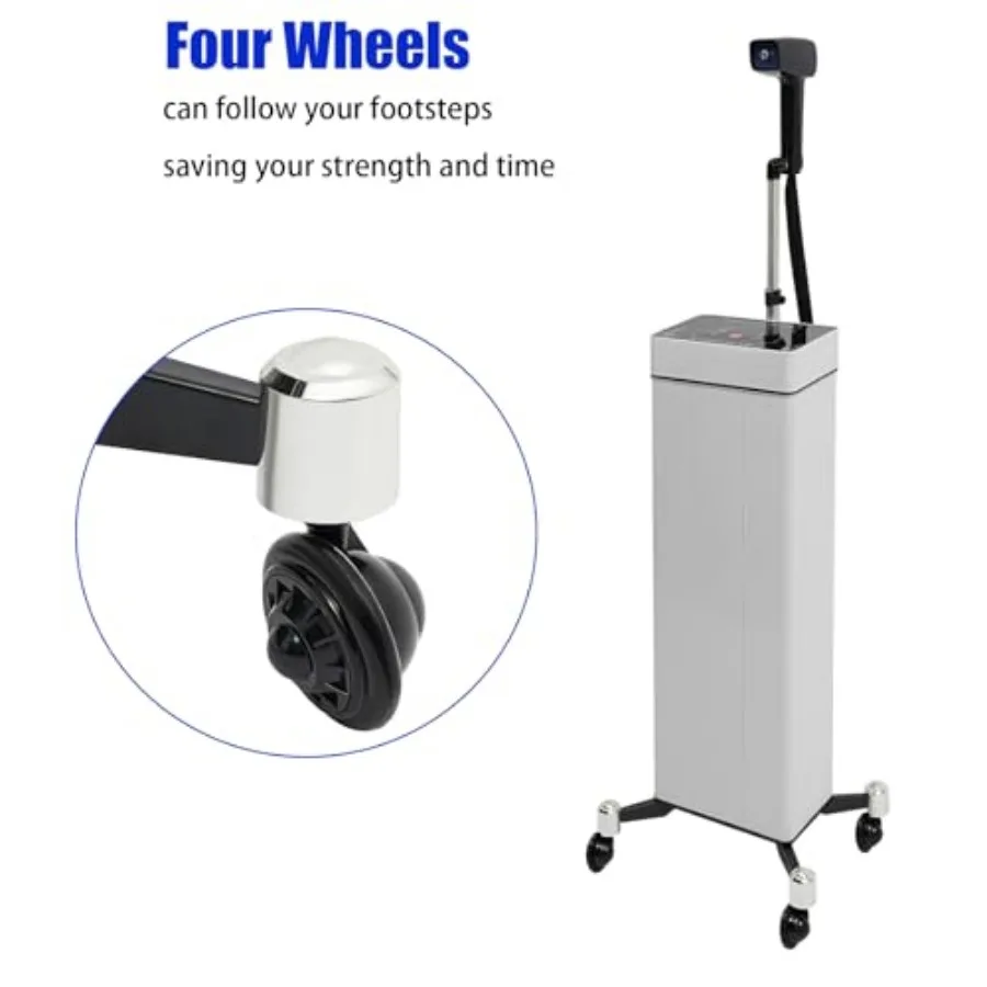 مكواة بخار شعر نانو مع الأيونات السالبة وتقنية الضوء الأزرق لعلاج الشعر على طراز الصالون في المنزل، لون شعر قائم بقدرة 1200 وات #5