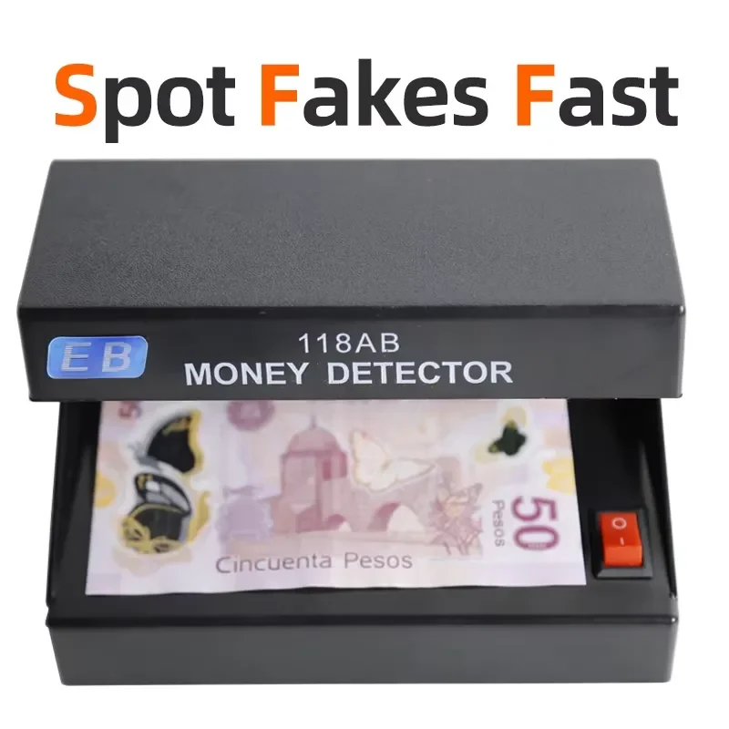 2026 New, High Quality, DC-118AB UV Banknote 365nm Ultraviolet Money Checker for Cash Verification Wholesale Factory