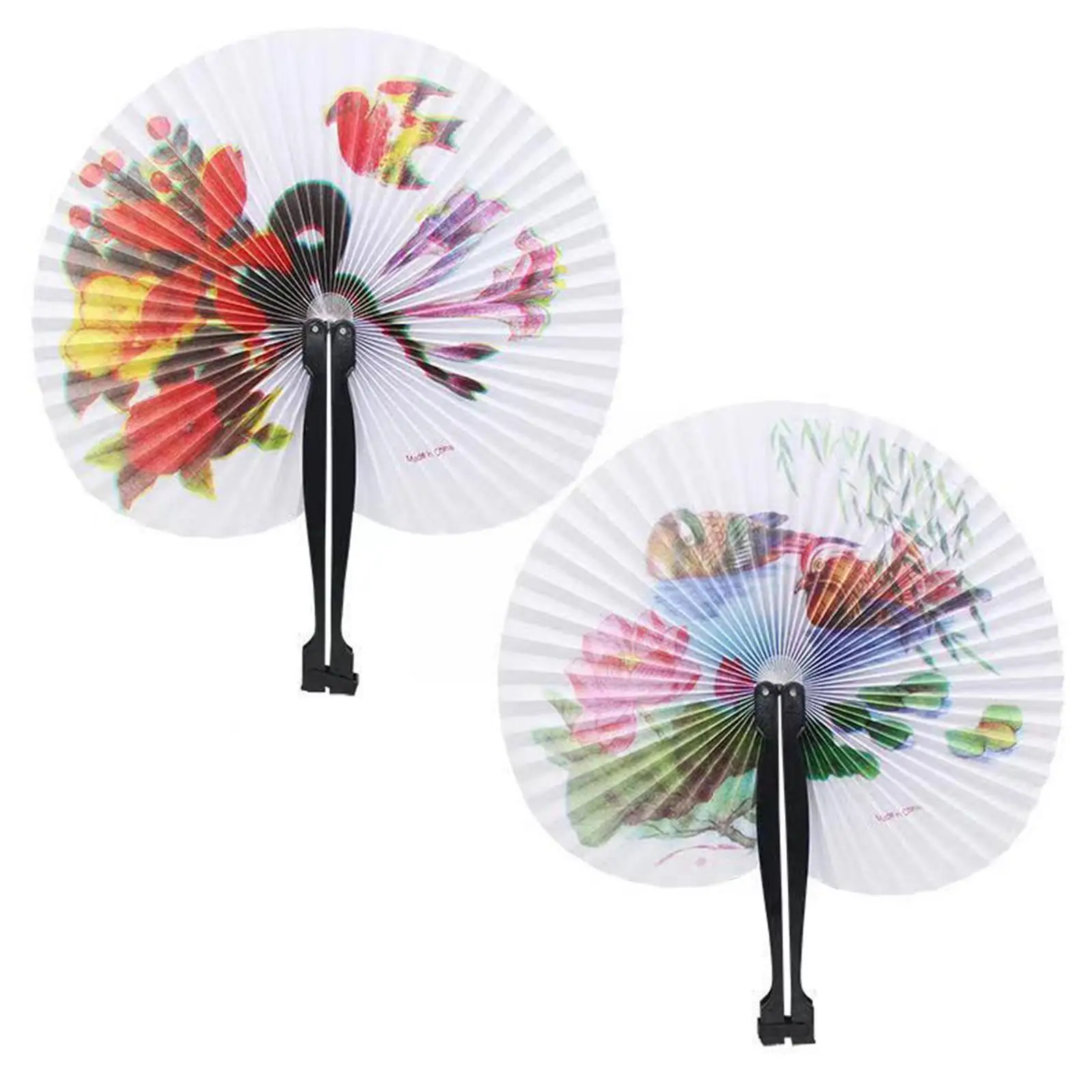 Ancient Style Folding Small Paper Fan 1pcs Random Style Paper Fan Hand Fans Held Style Folding Fan Chinese Wedding Fan Hand