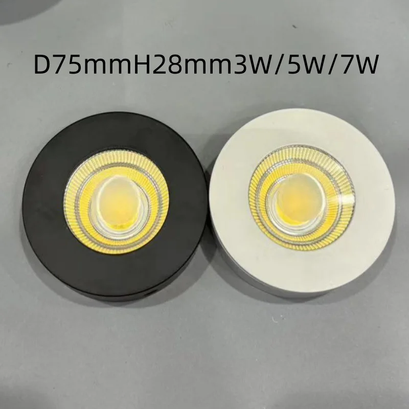 Ultra cienka lampa sufitowa AC220V naścienne typu downlight panel oświetleniowy gablota szafka do wina reflektor oświetlenie COB