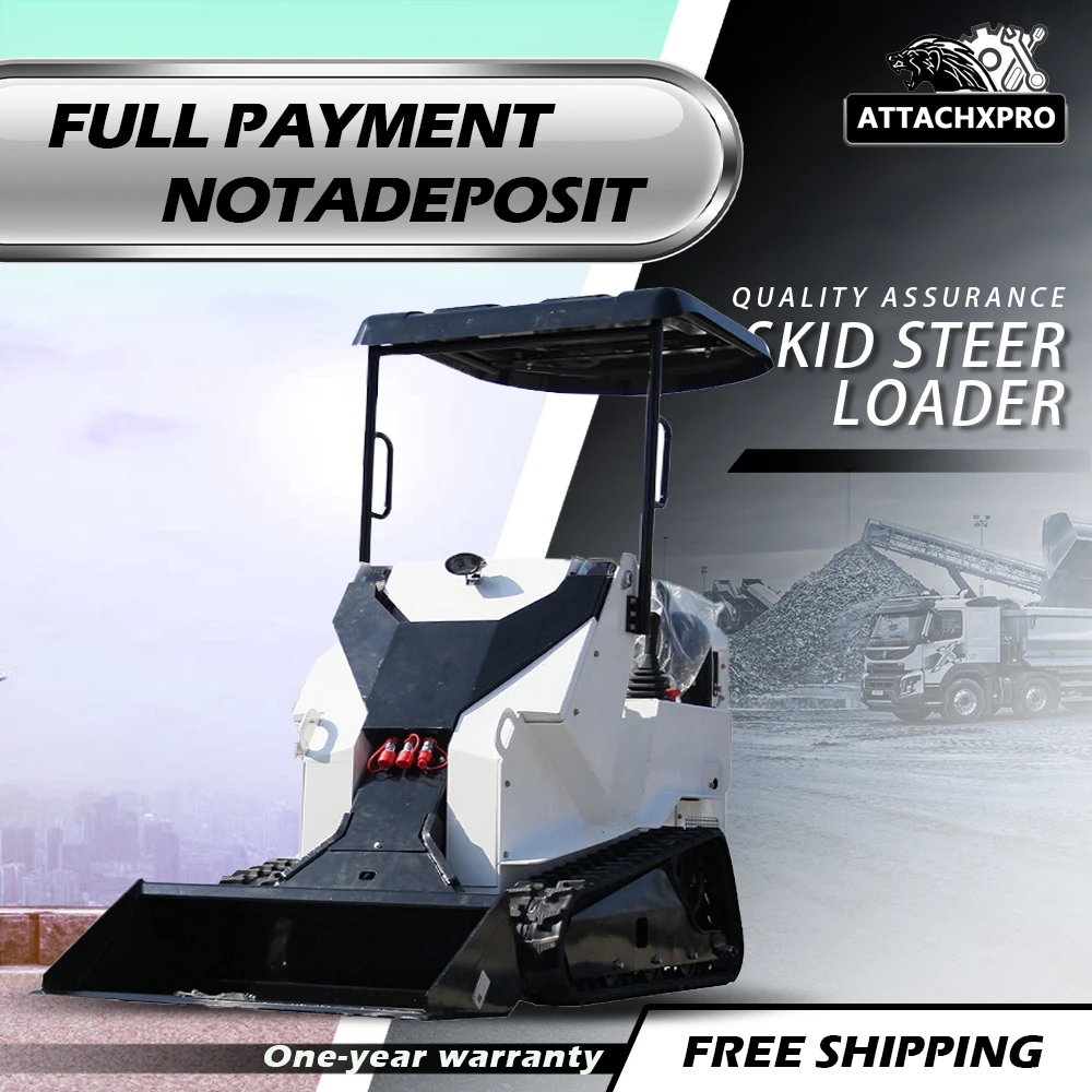 Pagamento completo, non un deposito mini skid steer loader con sistema pilota, caricatore Ride-on