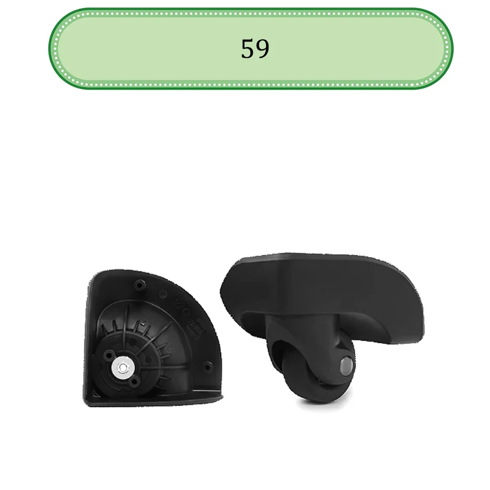 For American Tourister 59 Universal Wheel Replacement Suitcase Silent Smooth Shock Absorbing Durable Accessories Wheels