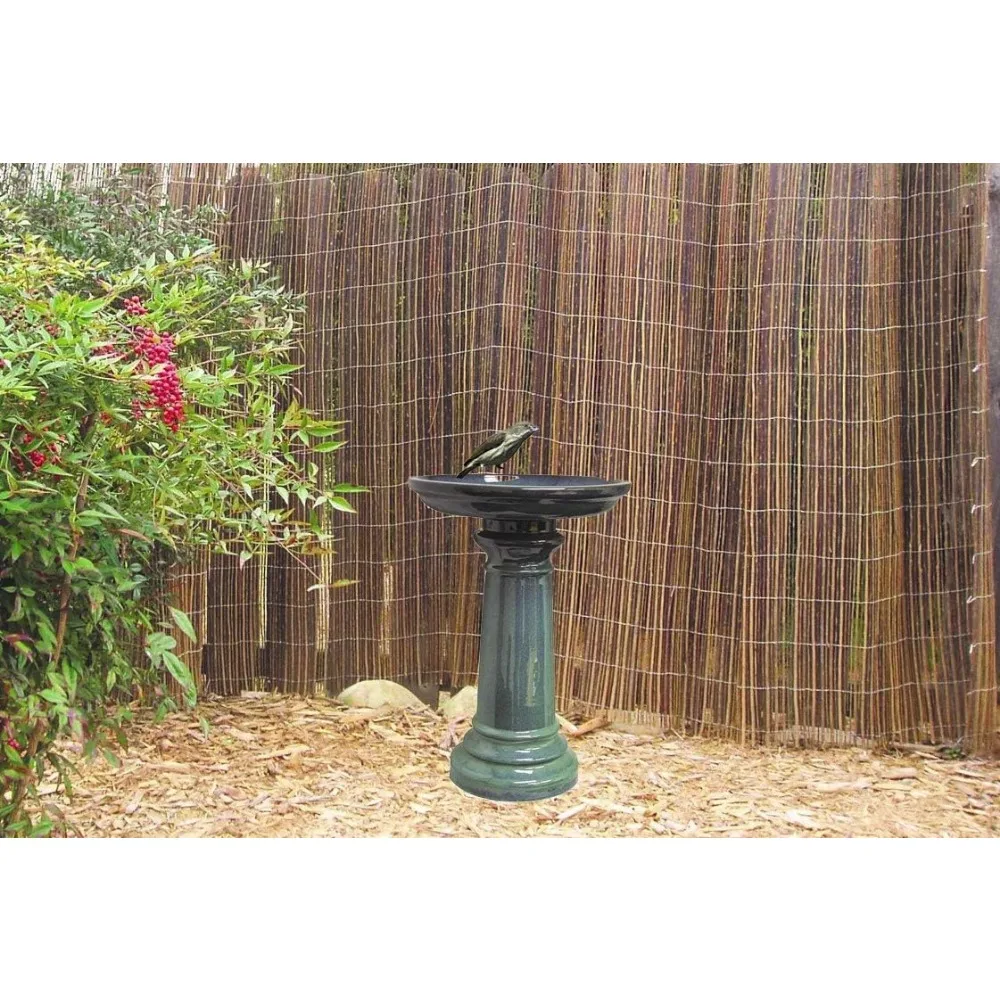 Bird Bath, 24 Inch, Light Blue