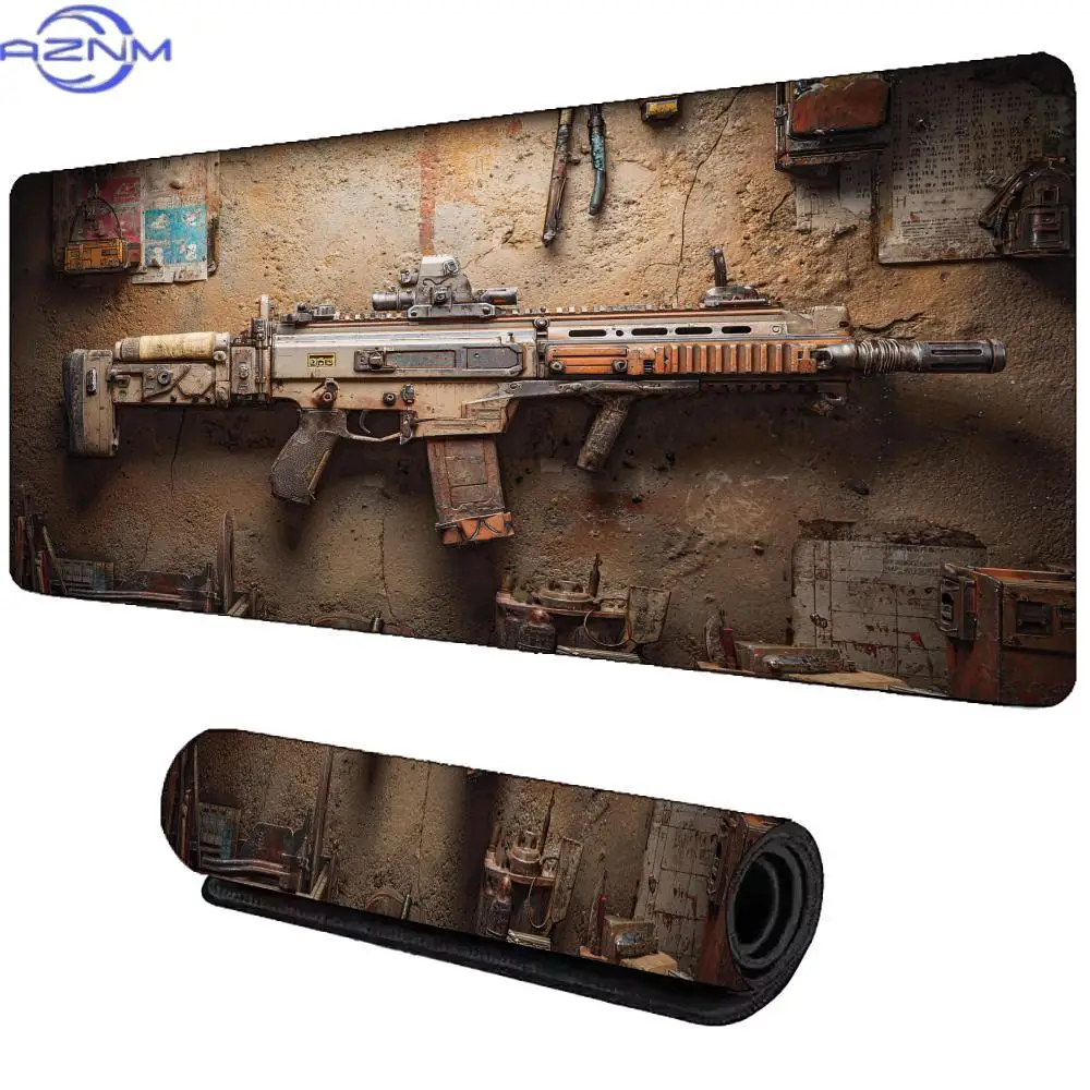 Tactical Mouse Pad Large Rubber Base Non-slip PC Desk Accessories Mousepad for Office and Gamer Keyboard Mats Decor Mat