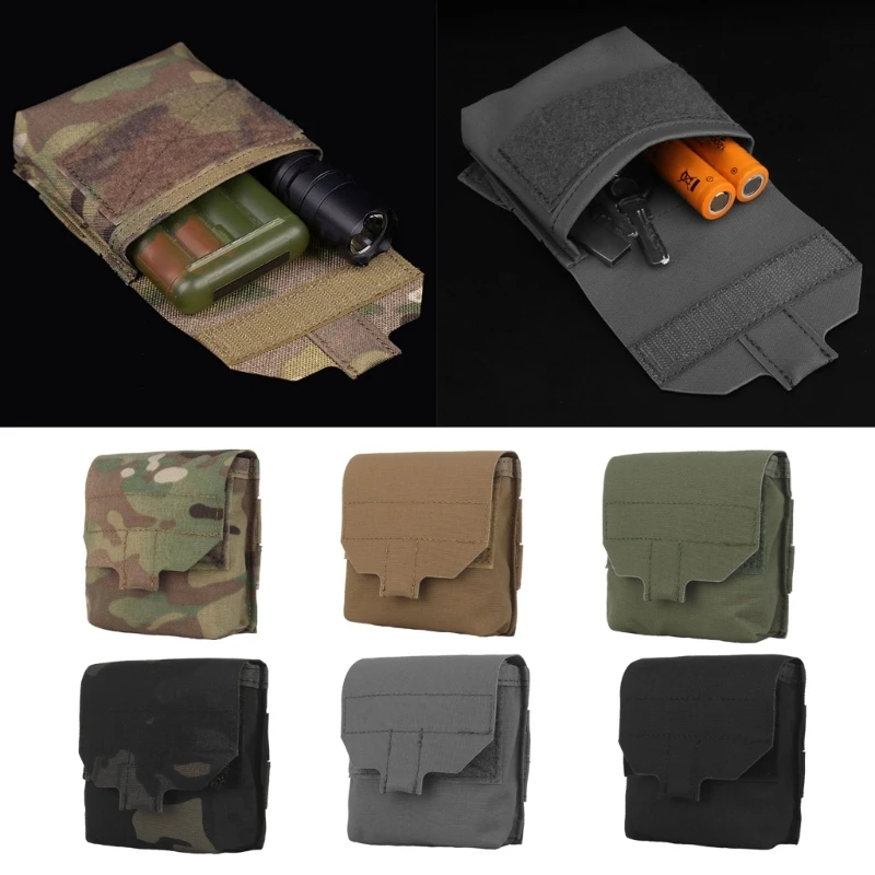 

Multipurpose Nylon Sundry Bag Lightweight Small Utility Pouch Tactically Belt Bag Outdoor Hunting Shooting Grocery Pouch 24BD