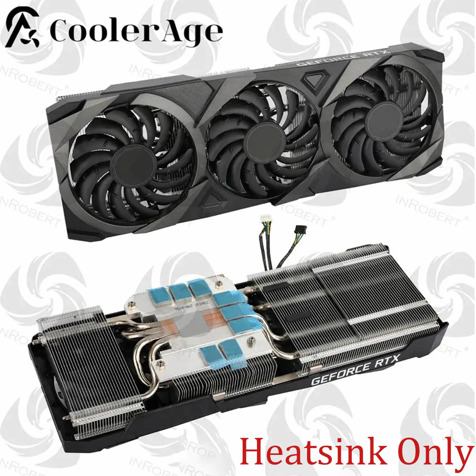 

New Original Video Card Heatsink RTX3070 For MSI RTX 3070 Ventus 3X Replacement Graphics Card GPU Heat Sink