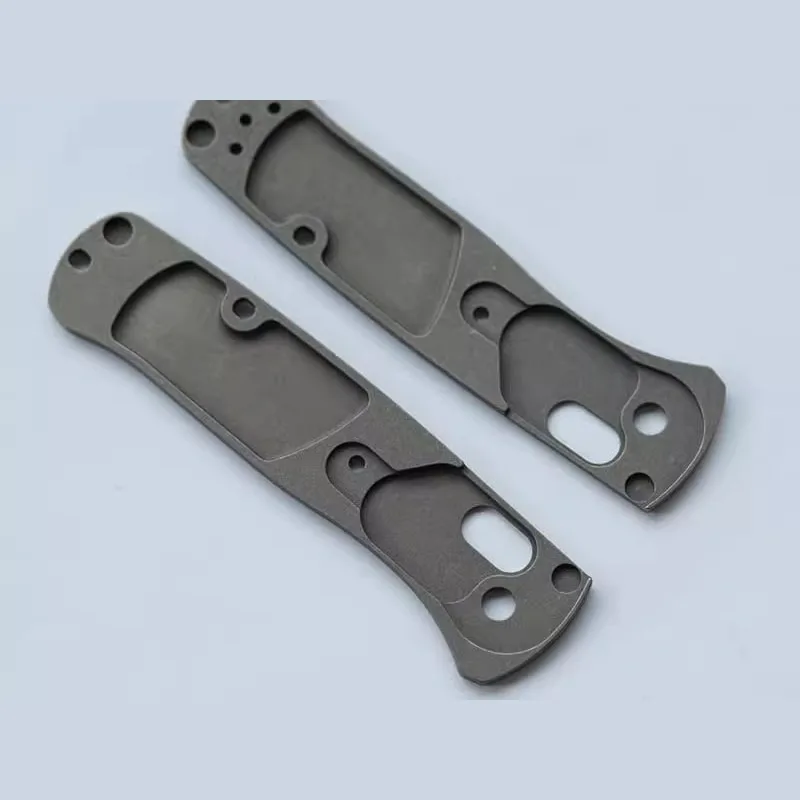 1 Pair Custom Made TC21 Titanium Alloy Handle Scales for Benchmade Bugout 535