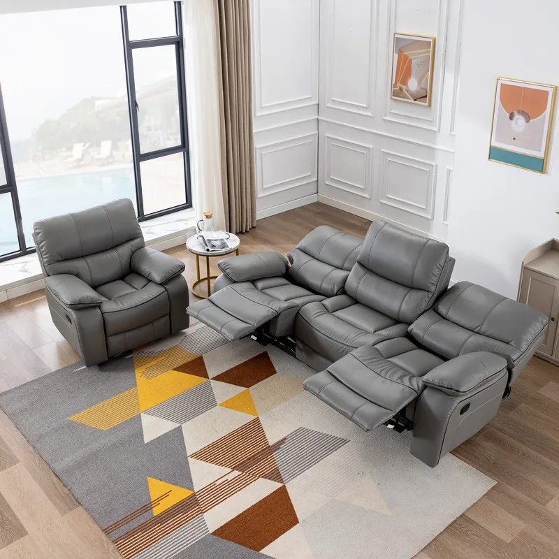 

Modern combined living room first-class space capsule functional sofa medium and small apartment single double three-person elec