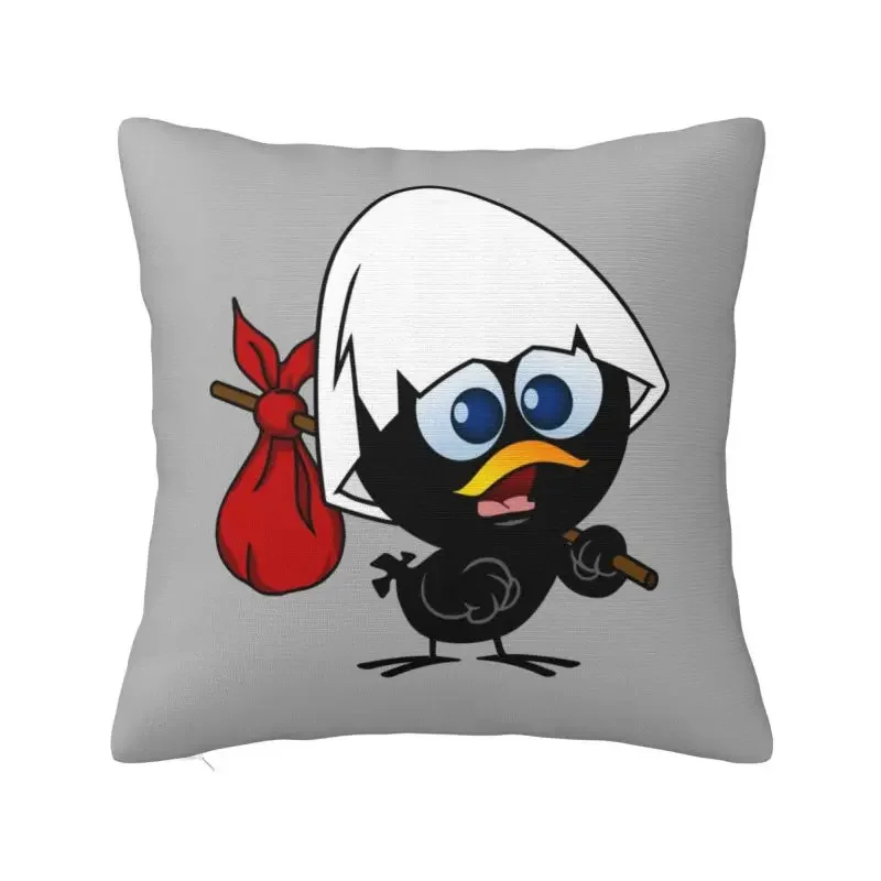 Cute Little Chicken Calimero Luxury Pillow Cover Home Decorative Comic Cartoon Sofa Cushion