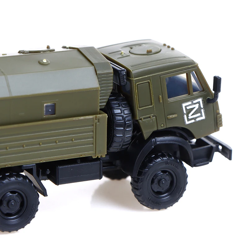 1/72 Russia KAMAZ-5350 Military Truck Assembly Puzzle Model Rocket Simulated Artillery Model Boys Toy