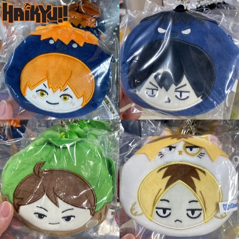 

Haikyuu!! Backpack Pendant Wallet Hinata Shoyo Kageyama Tobio Yamaguchi Tadashi Tsukishima Kei 12cm Coin Purse Headphone Case