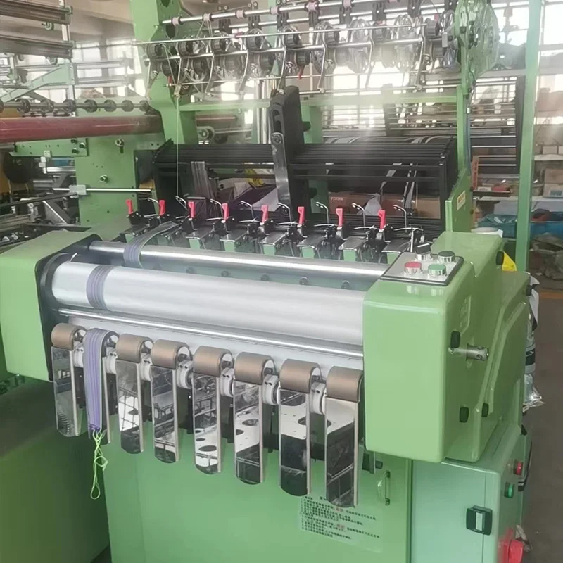 Narrow Fabric Band Making Industrial Weaving Loom Polyester Elastic Band Making Machine  Webbing Making Machinery