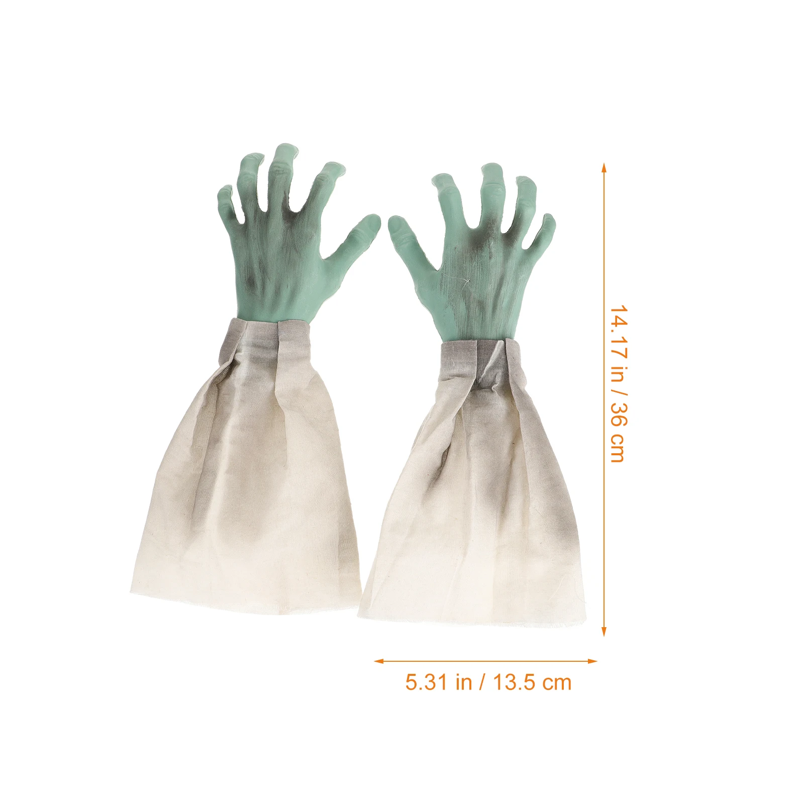 

1Pair Halloween Ghost Hands Outdoor Lawn Ghost Hands Decoration Garden Inserted Ornament Halloween Scene Decor