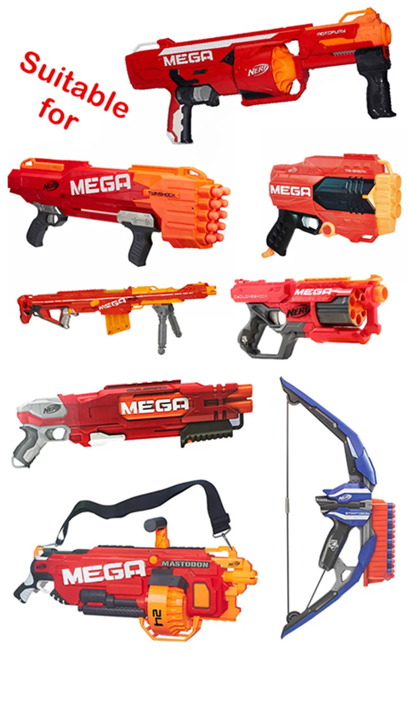 P6/30/54/60 Stück Mega für Nerf Sniper Rifle Darts Bullets Mega Foam Refill Darts Big Hole Head Bullets für Nerf Mega Kid Toy Gift