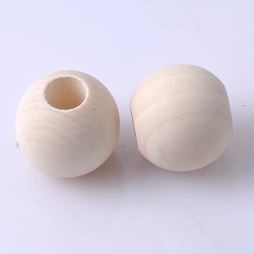 

1Set Natural Wood Rings and Beads Wooden Circle DIY Crafts Macrame Wall Hanging Basket Accessories Tapestry Handcrafts Tools