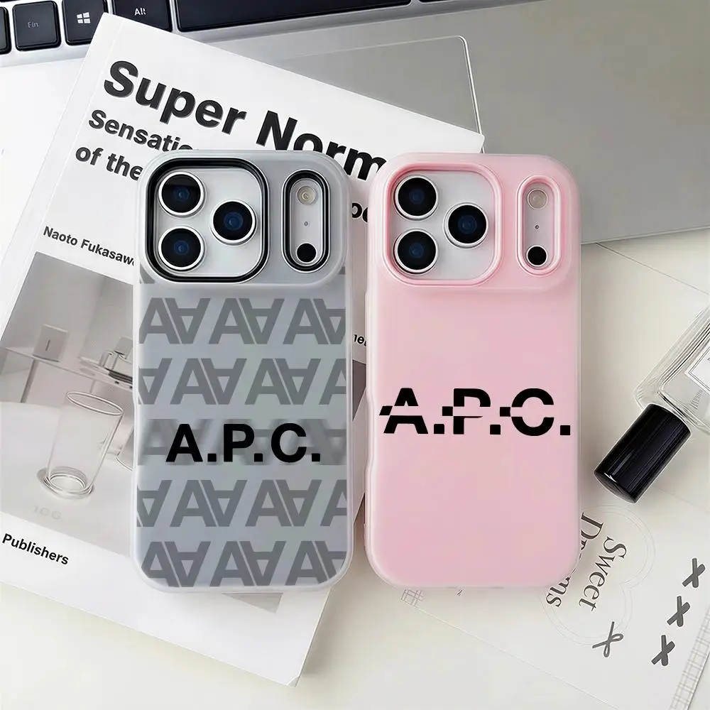 

Simple A-A P CS Phone Case 2-in-1 Detachable Clear Case with Slot for Cards & Photos iPhone 12-17