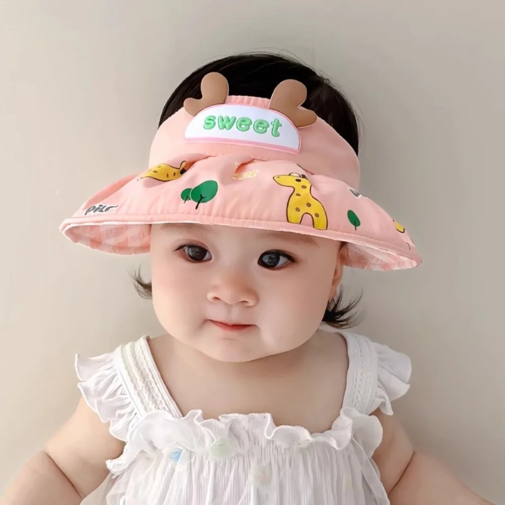 

Cute Sun-shading Infant Hat Breathable Thin Section Sun Visor Hat Baby Cap Summer
