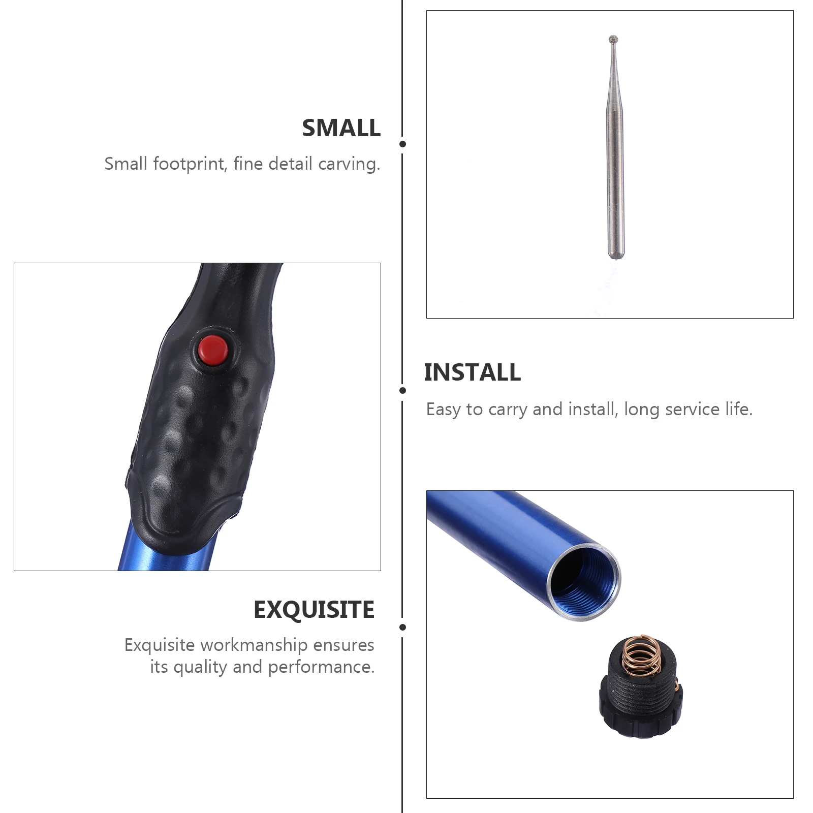 

Electric Engraving Pen Jewelry Engraver Tools for All Materials Grinder Alloy Artisan