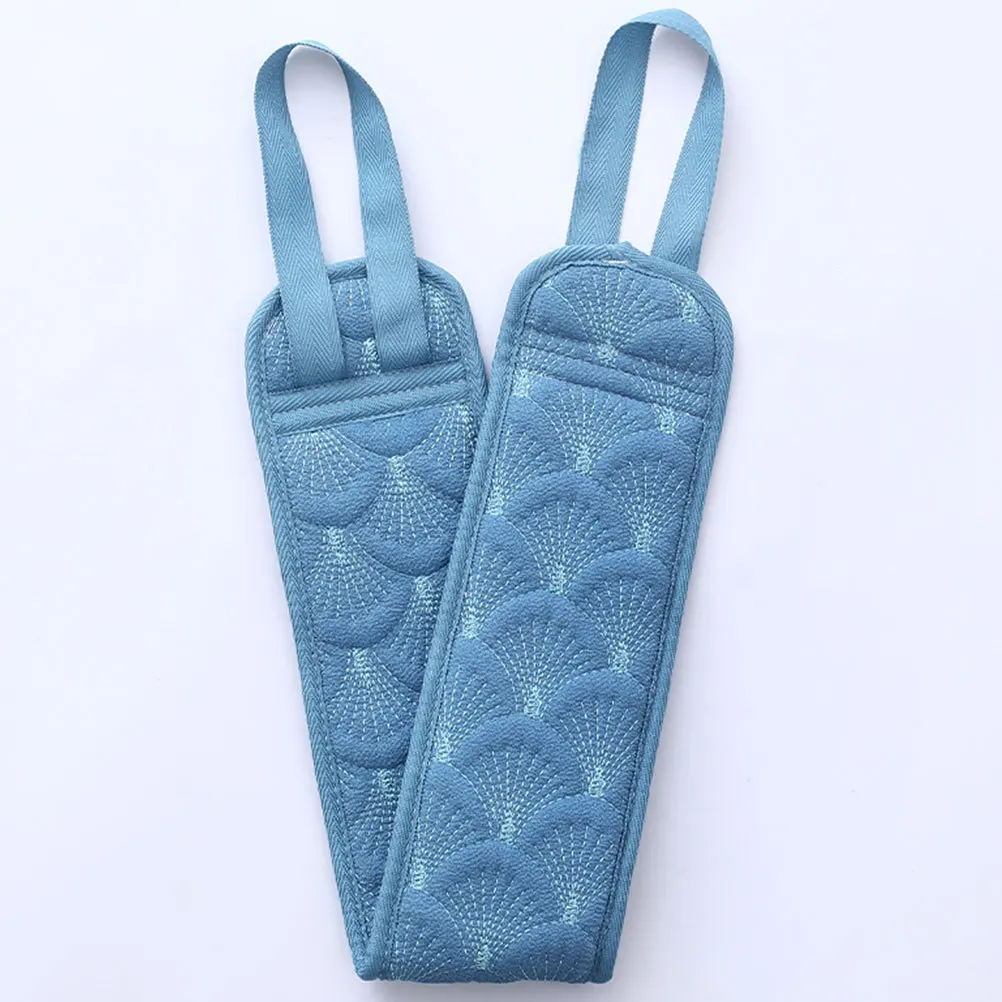 

1Pcs Blue Mermaid Tail Back Rub Strip Long Bathing Towel High Quality Durable Body Exfoliating Back Shower Towel